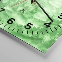 Clock face with numbers