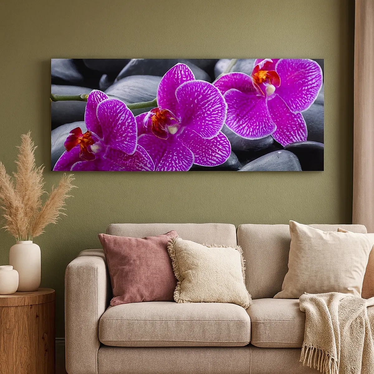 Canvas picture - Stones Shining with Awe - 30x30 cm