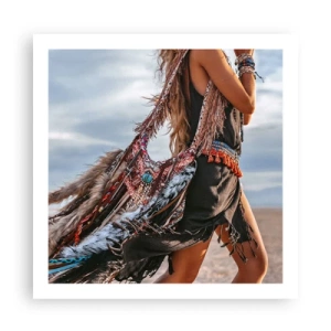 Poster - Shaman's Girl - 60x60 cm