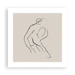 Poster - Intimate Sketch - 40x40 cm