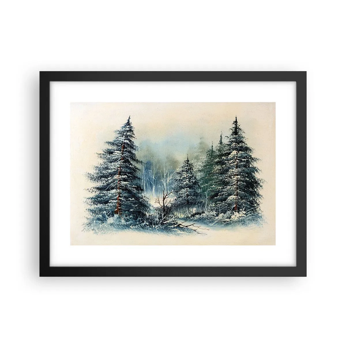 Poster in black frame - Ready for Christmas - 40x30 cm