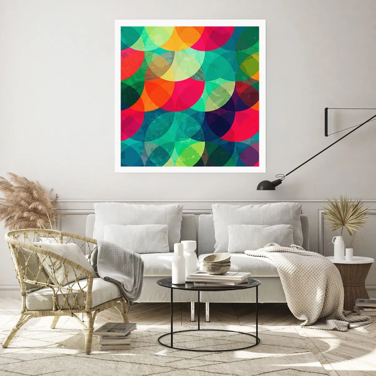 Poster - Into the Rainbow - 60x60 cm