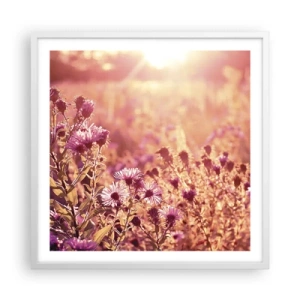Poster in white frmae - Before Summer Goes - 60x60 cm