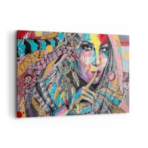 Canvas picture - Don't Talk Until You Understand - 120x80 cm