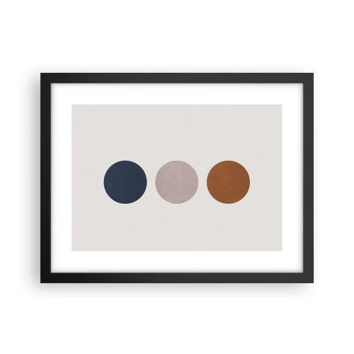 Poster in black frame - Symbol of Perfection - 40x30 cm