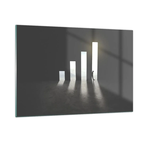 Glass picture - Success - Impression - 120x80 cm