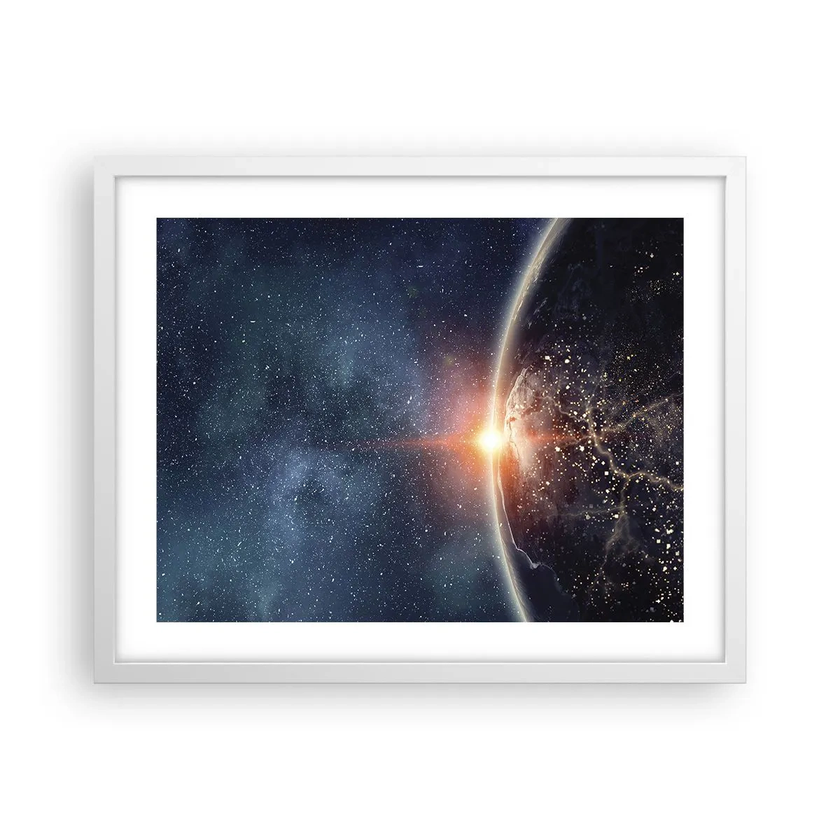 Poster in white frmae - In a New Perspective - 50x40 cm