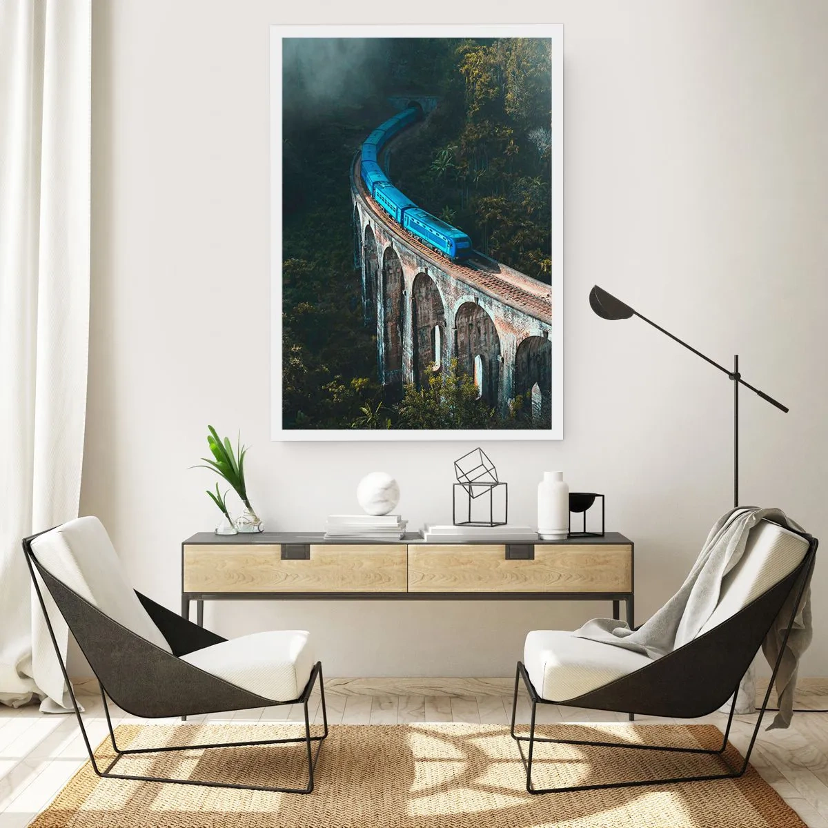 Poster - Train through Nature - 30x40 cm