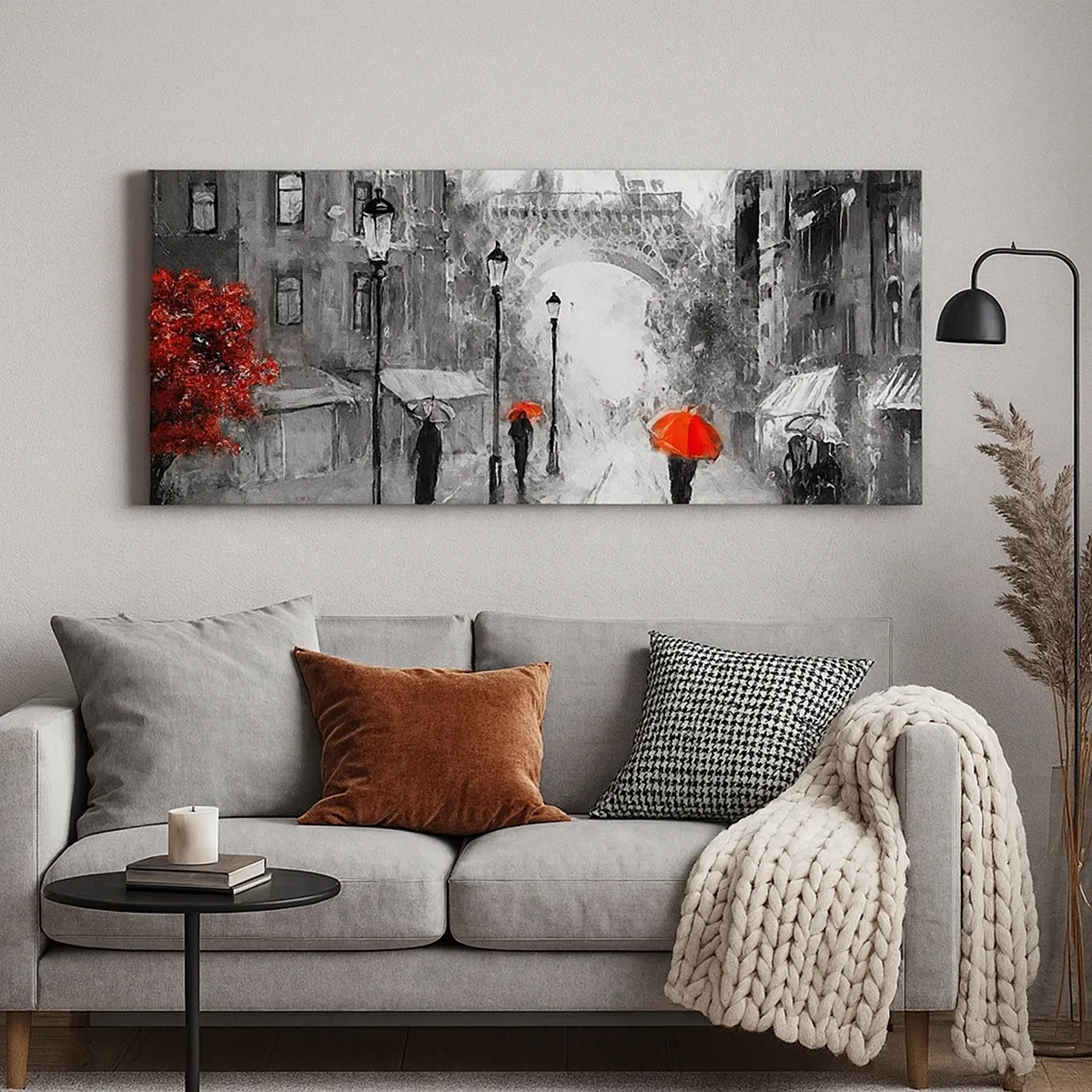 Canvas picture - All Roads Lead to Her - 30x30 cm