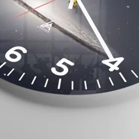 Clock face with numbers