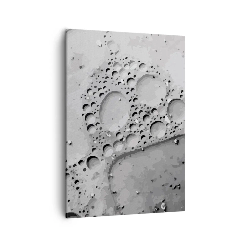 Canvas picture - Foamy Footprint - 50x70 cm