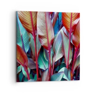 Canvas picture - Colourful Thicket - 70x70 cm