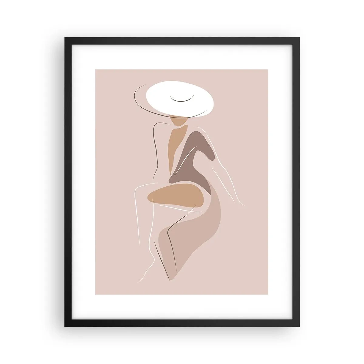 Poster in black frame - Being a Lady - 40x50 cm