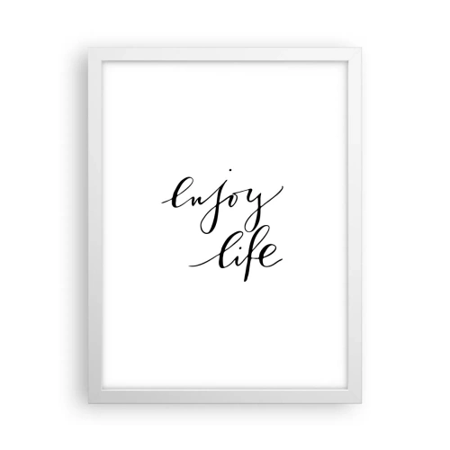 Poster in white frmae - Nothing to Add… - 30x40 cm