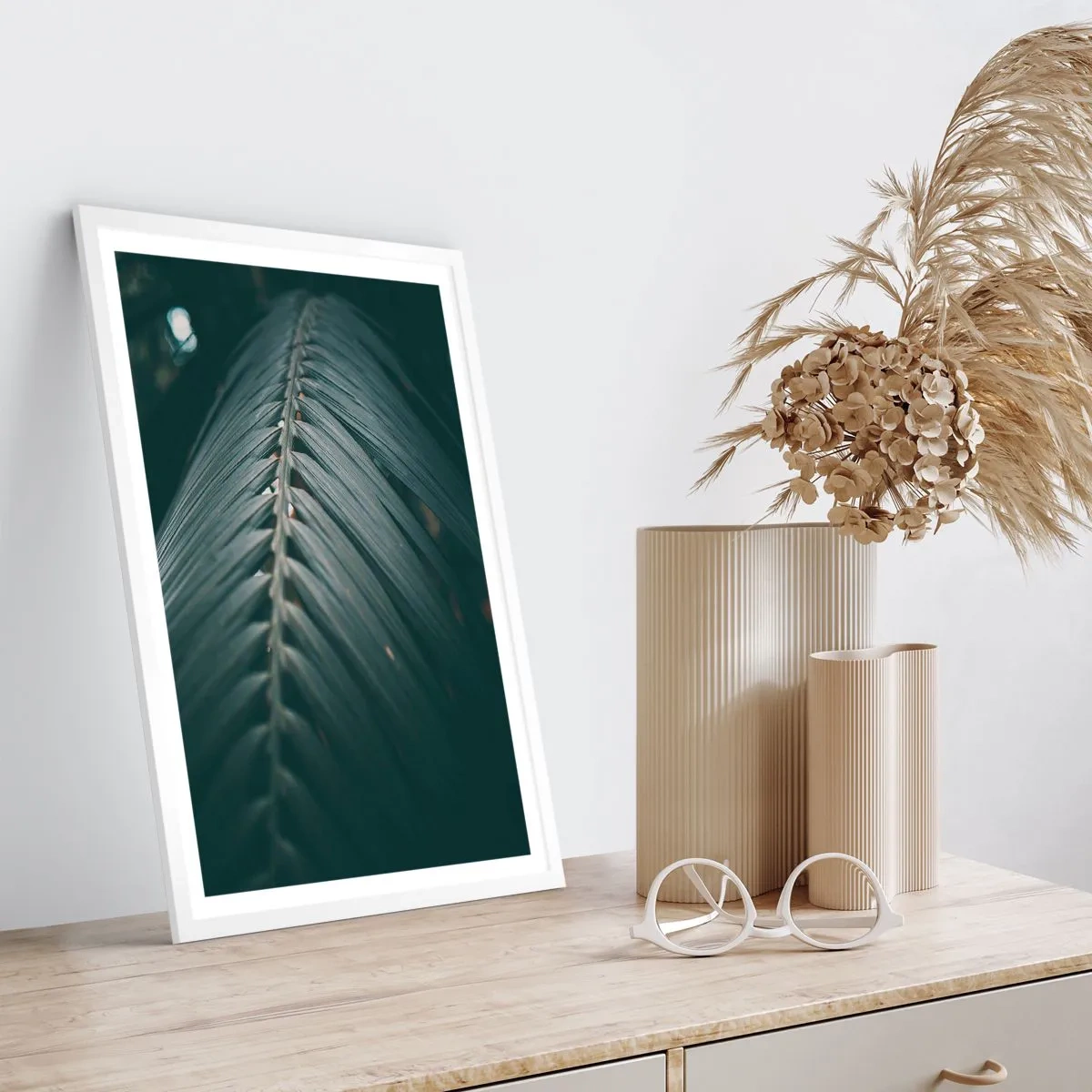 Poster in white frmae - Precision of Nature - 70x100 cm