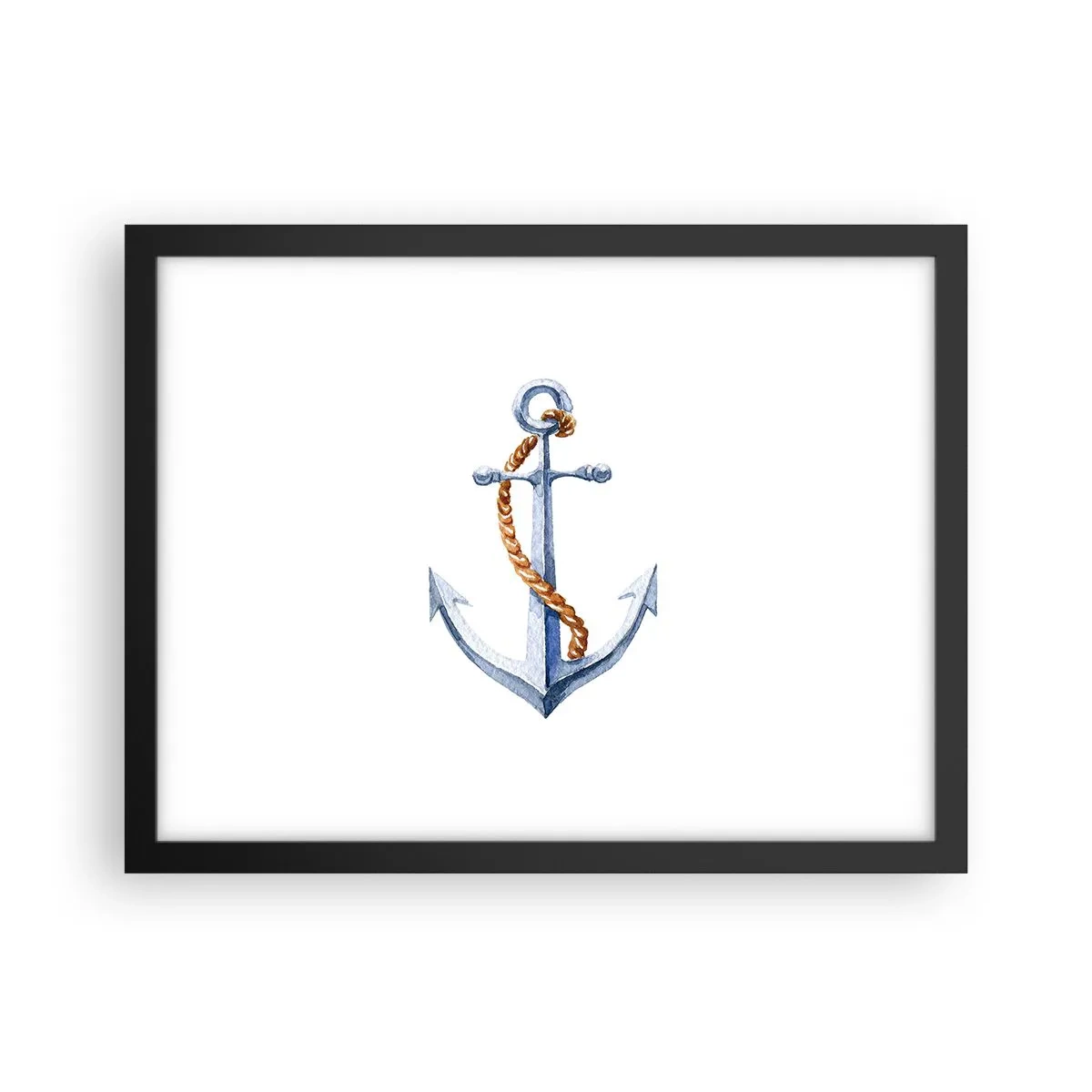Poster in black frame - Ahoy Adventure! - 40x30 cm