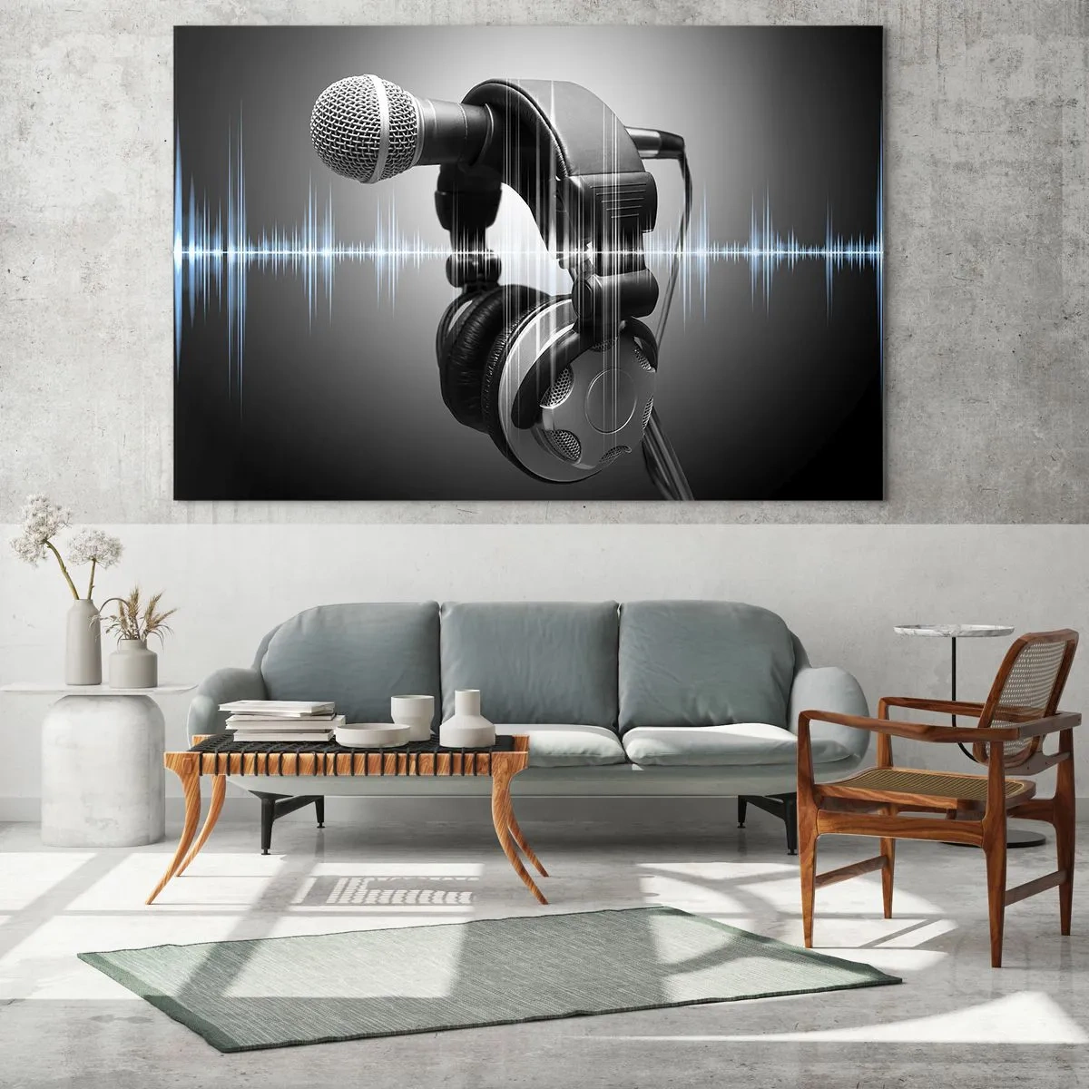 Glass picture - You Can Still Hear the Singing - 100x70 cm