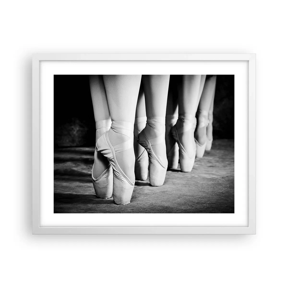 Poster in white frmae - Together, Lightly - 50x40 cm