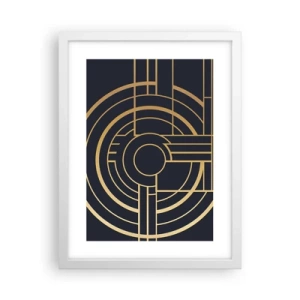 Poster in white frmae - Tour of Things - 30x40 cm