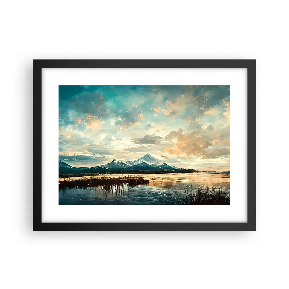 Poster in black frame - Under Heaven's Protection - 40x30 cm