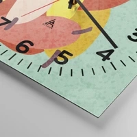 Clock face with numbers