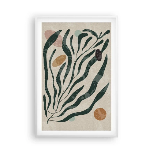 Poster in white frmae - Among the Green - 61x91 cm