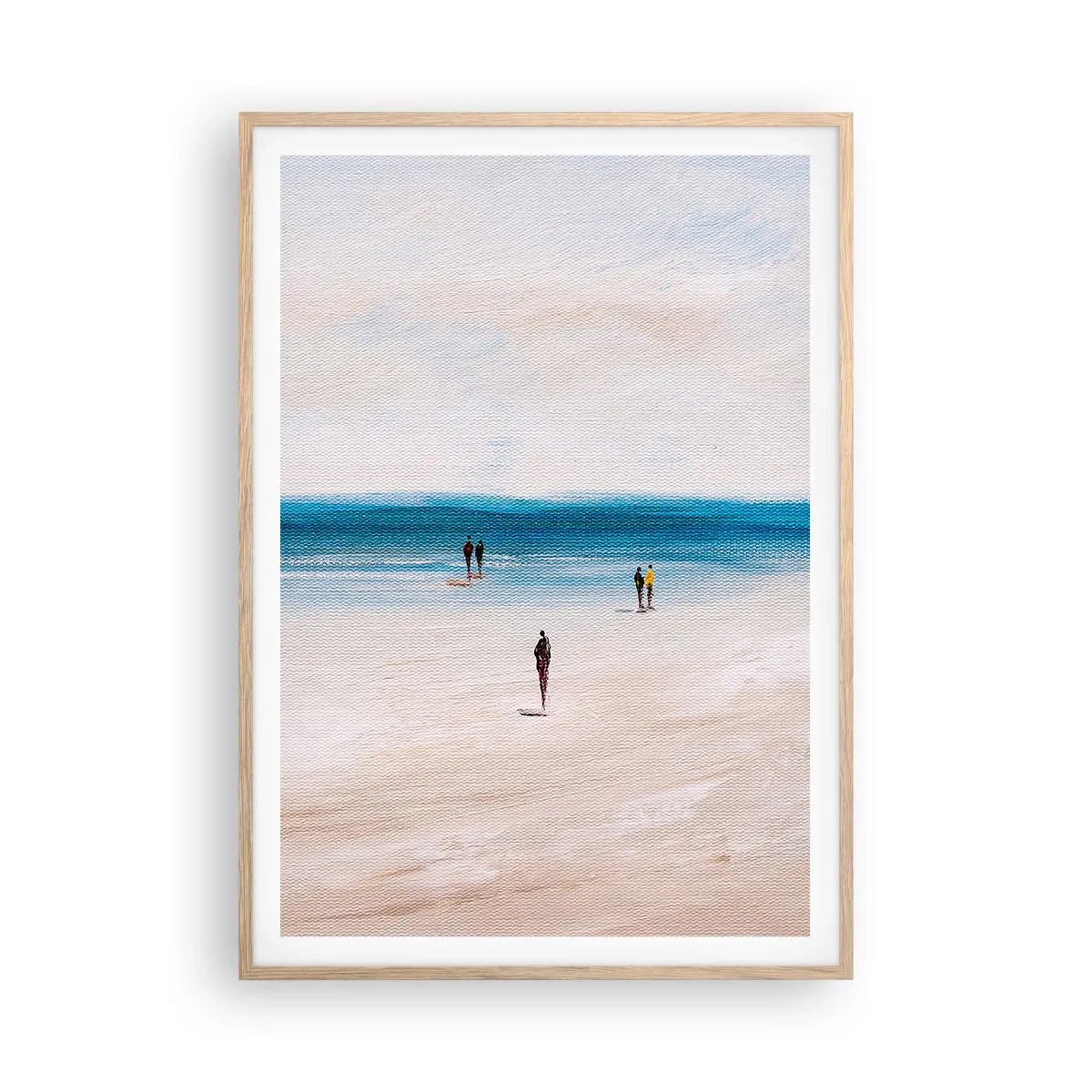 Poster in light oak frame - Natural Need - 70x100 cm