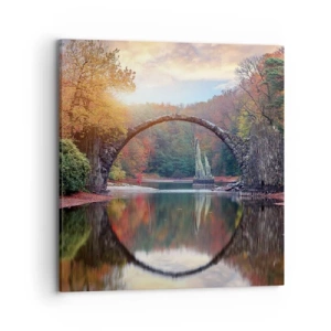 Canvas picture - On the Other Side of a Mirror - 70x70 cm