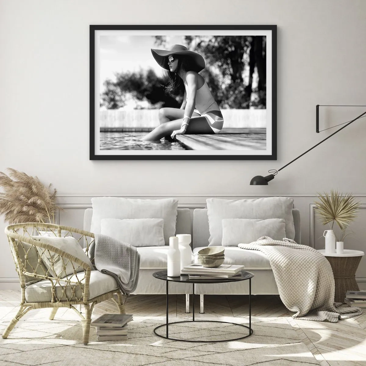 Poster in black frame - Summer Dream - 100x70 cm