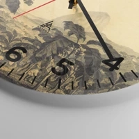Clock face with numbers
