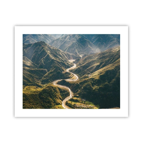 Poster - Straight from the Heart of the Mountains - 50x40 cm
