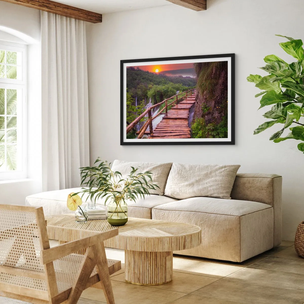Poster in black frame - Unbelievable Beauty - 100x70 cm