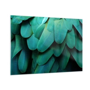 Glass picture - Precision of Parrot Nature - 100x70 cm