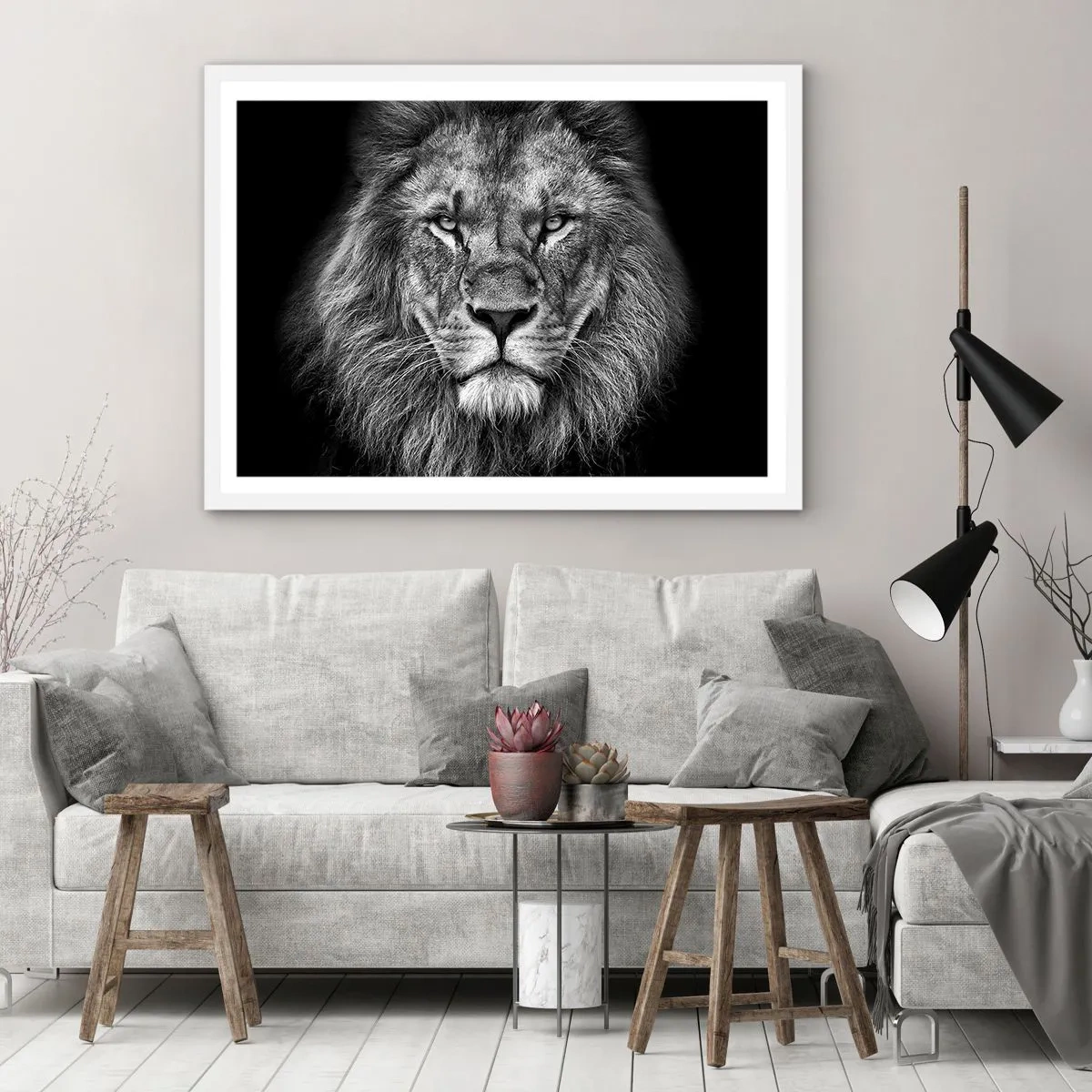 Poster in white frmae - In Coronation Clothes - 40x30 cm