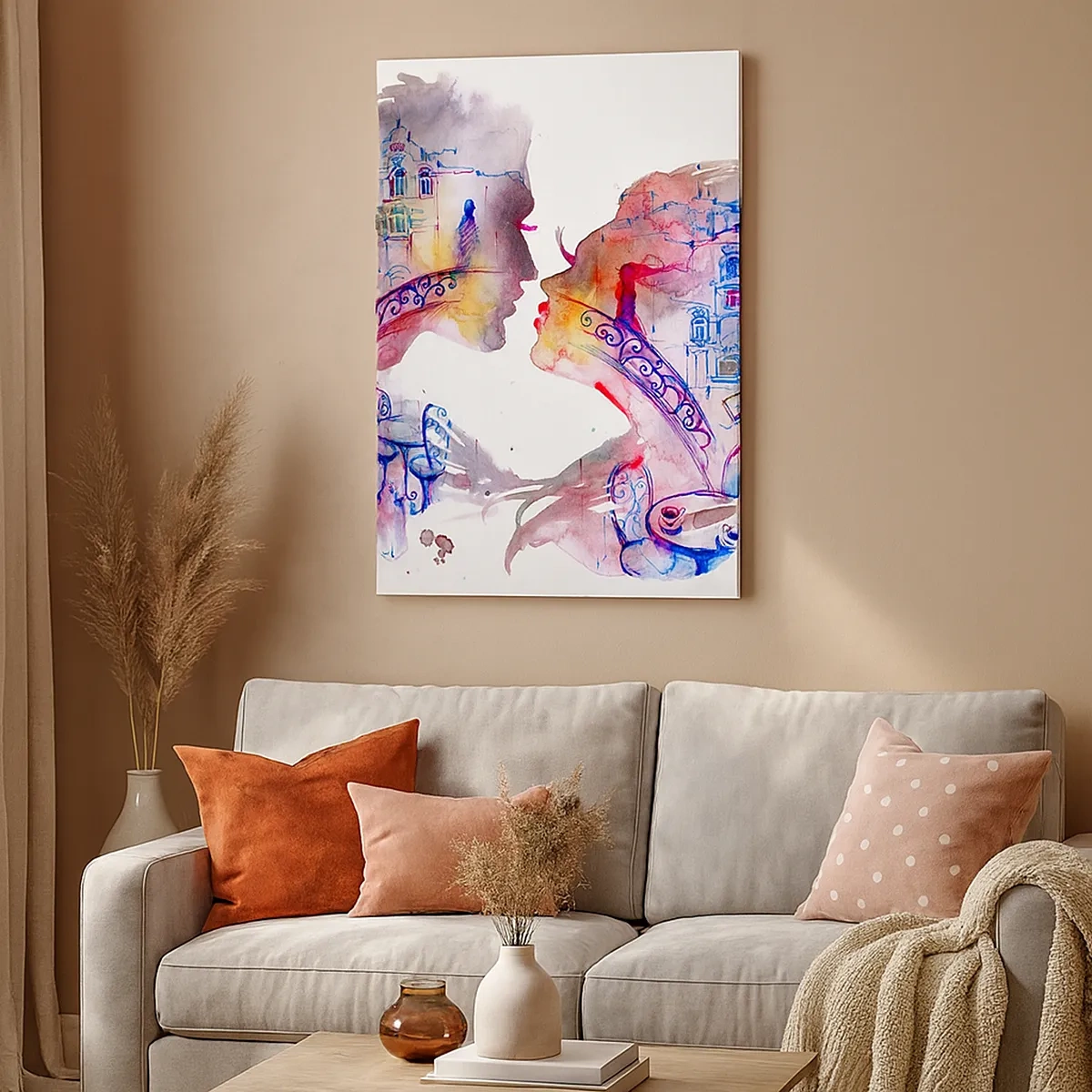 Canvas picture - Secret Bridge Of Sighs - 50x70 cm