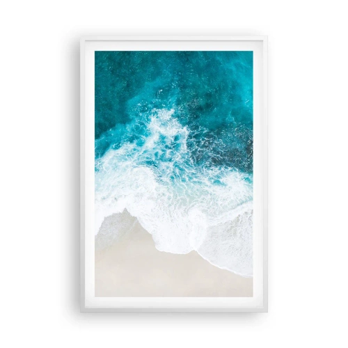 Poster in white frmae - Natural Caress - 61x91 cm