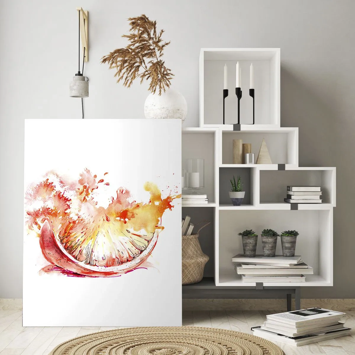 Glass picture - Juicy  Refreshment - 50x70 cm