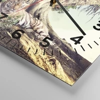 Clock face with numbers