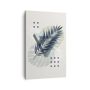 Canvas picture - Nature and Geometry - Two Orders? - 80x120 cm