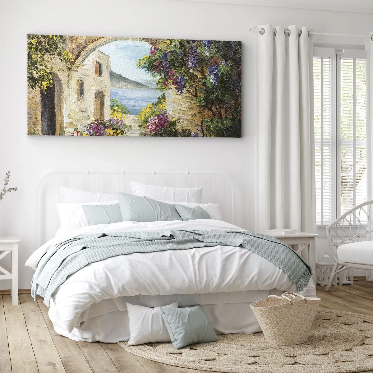 Canvas picture - Charm of a Sea Province - 90x30 cm