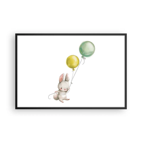 Poster in black frame - I Will Fly Too! - 91x61 cm