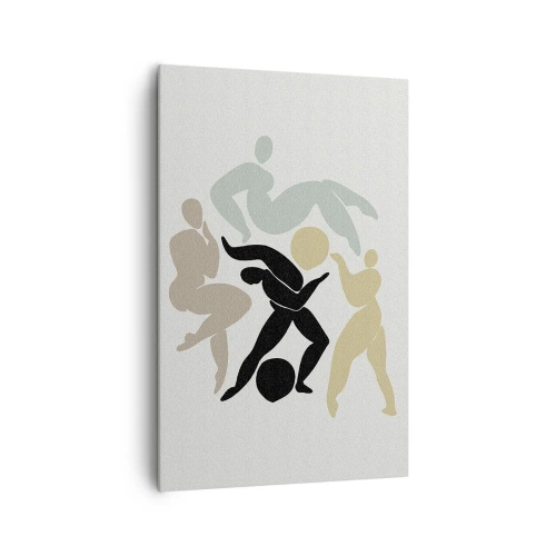 Canvas picture - Exercise to Stay Fit and Beautiful - 80x120 cm