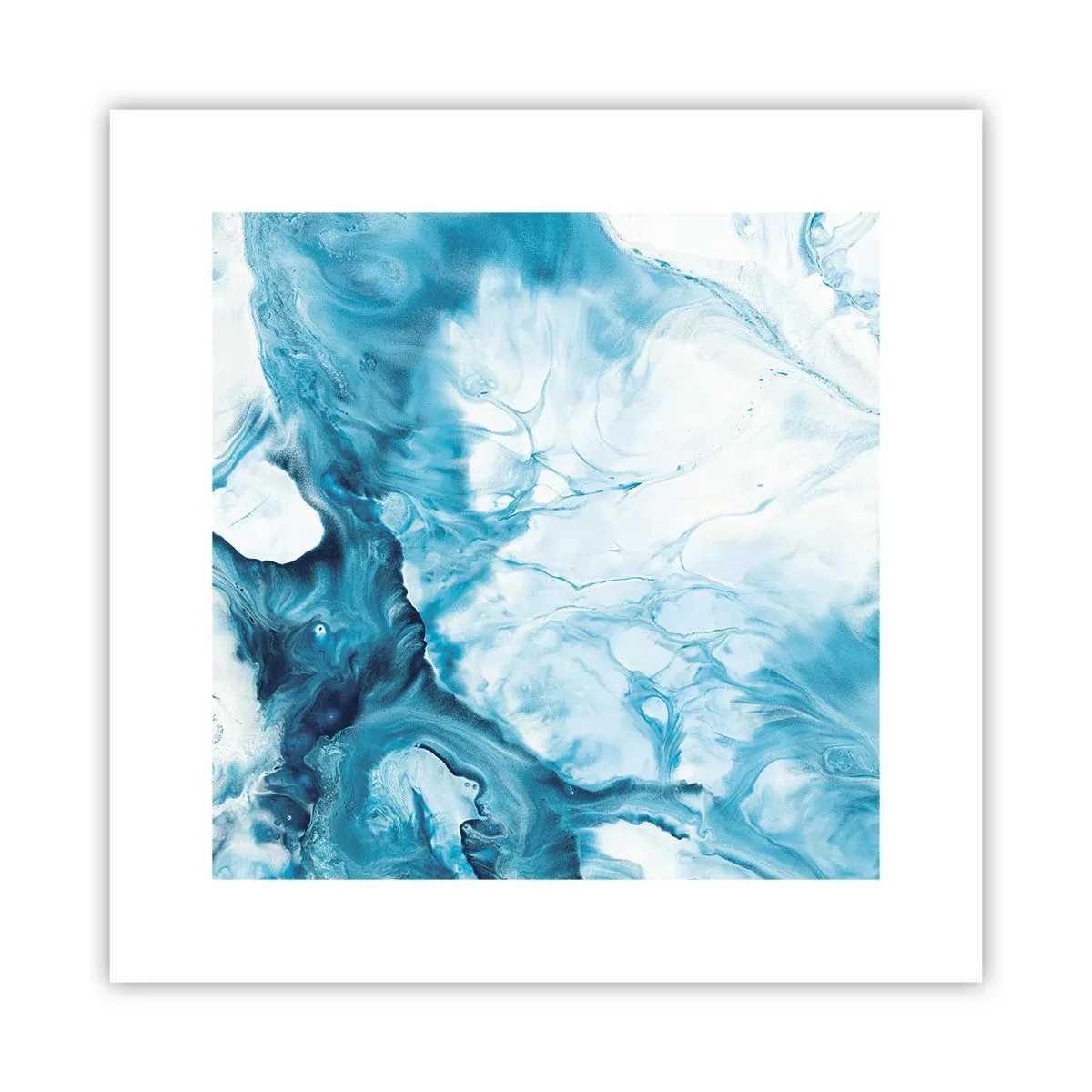 Poster - Concert of Blue - 30x30 cm