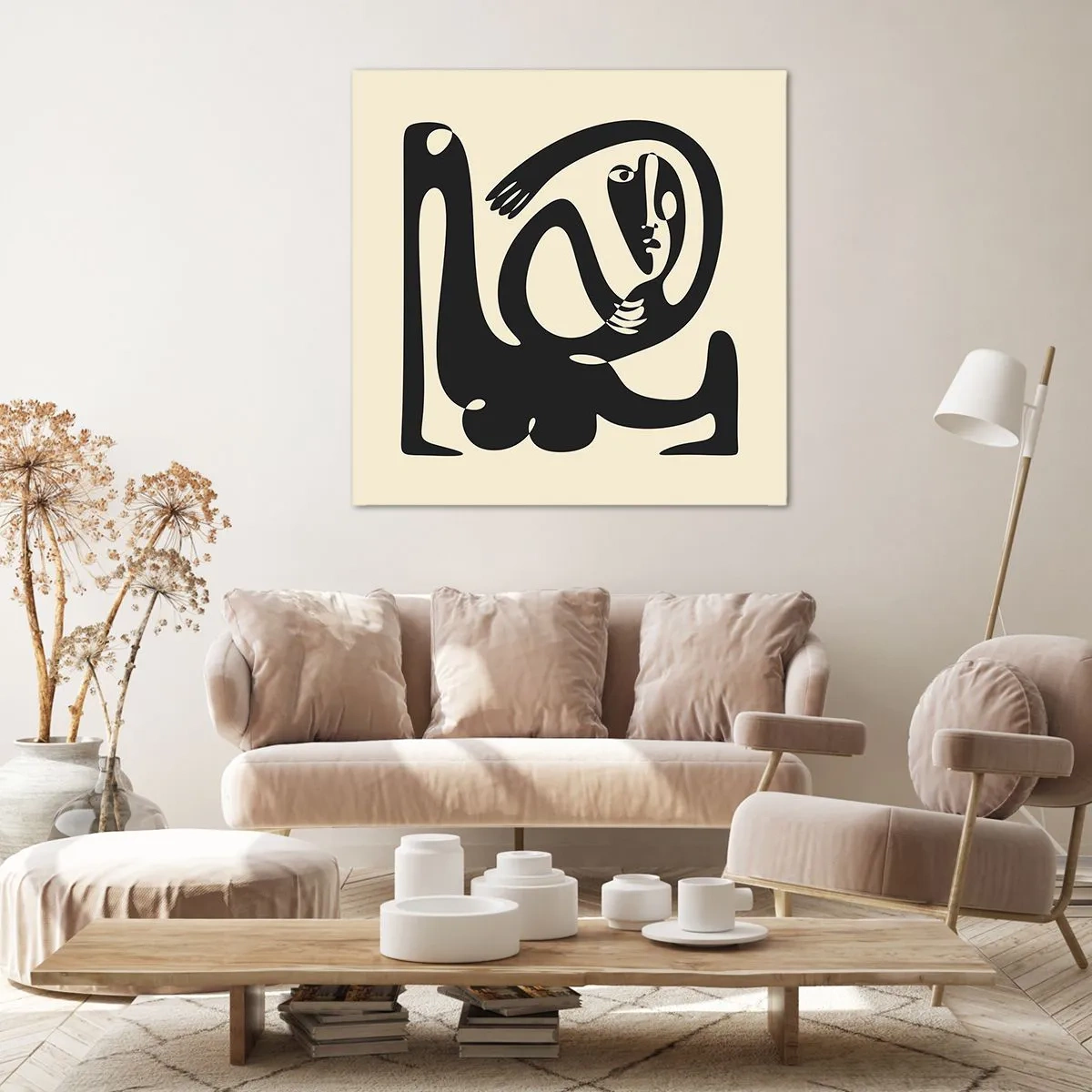 Canvas picture - Almost Picasso - 40x40 cm