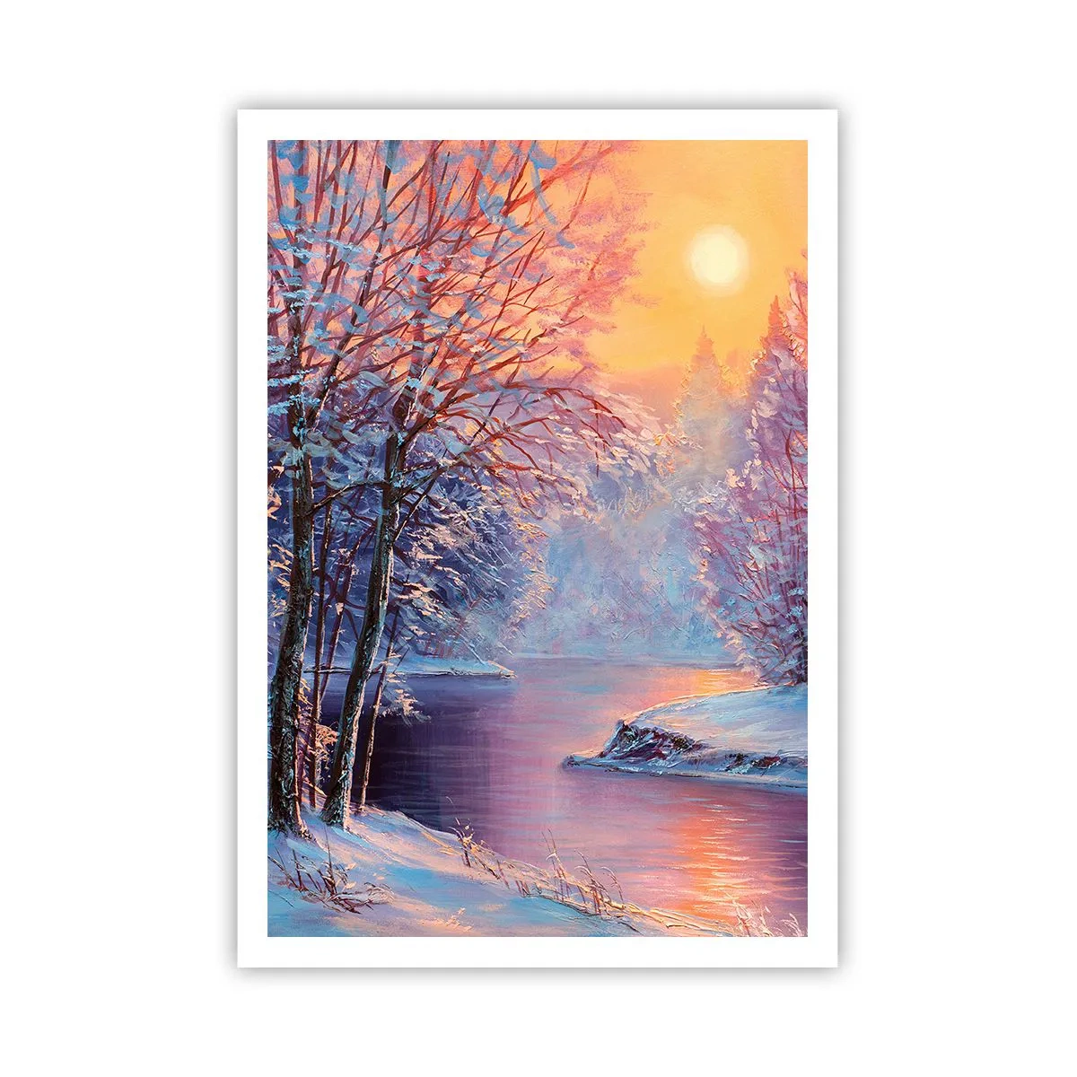 Poster - Colours of Winter - 70x100 cm