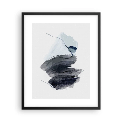 Poster in black frame - Intensity and Movement - 40x50 cm