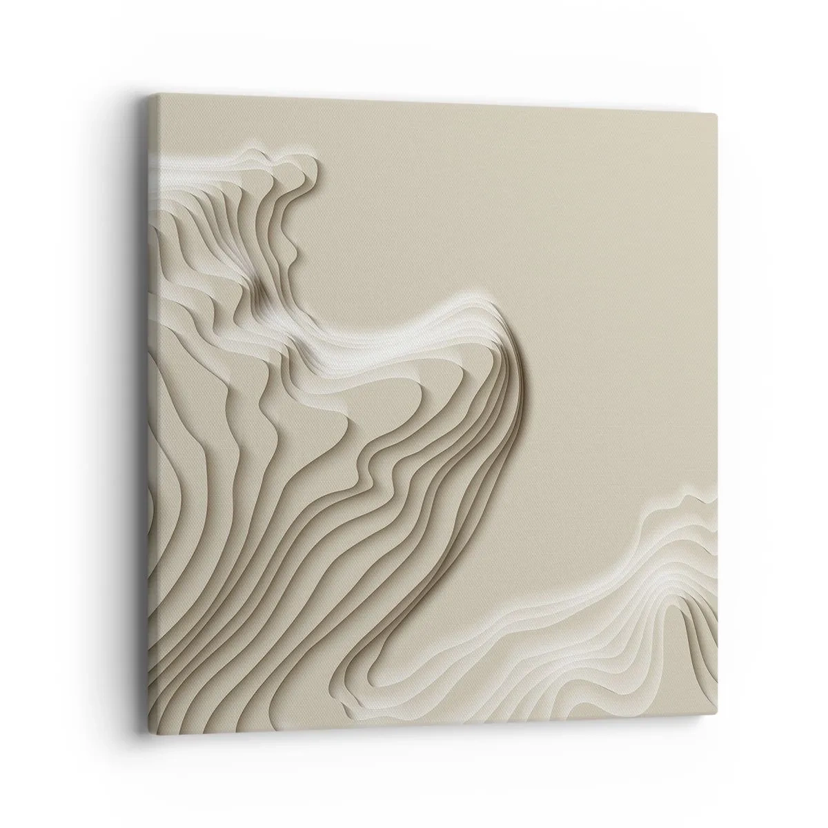 Canvas picture - Topography of Art. - 40x40 cm