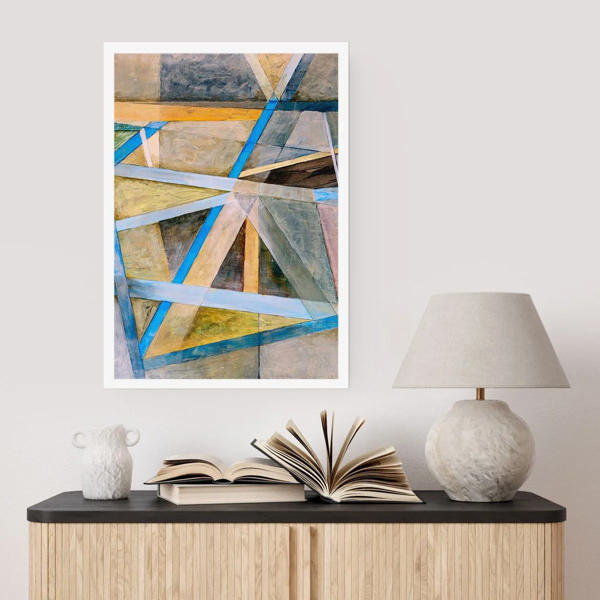 Poster - Straight Or Slanted? - 70x100 cm