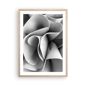 Poster in light oak frame - It Is Happening in Space - 50x70 cm