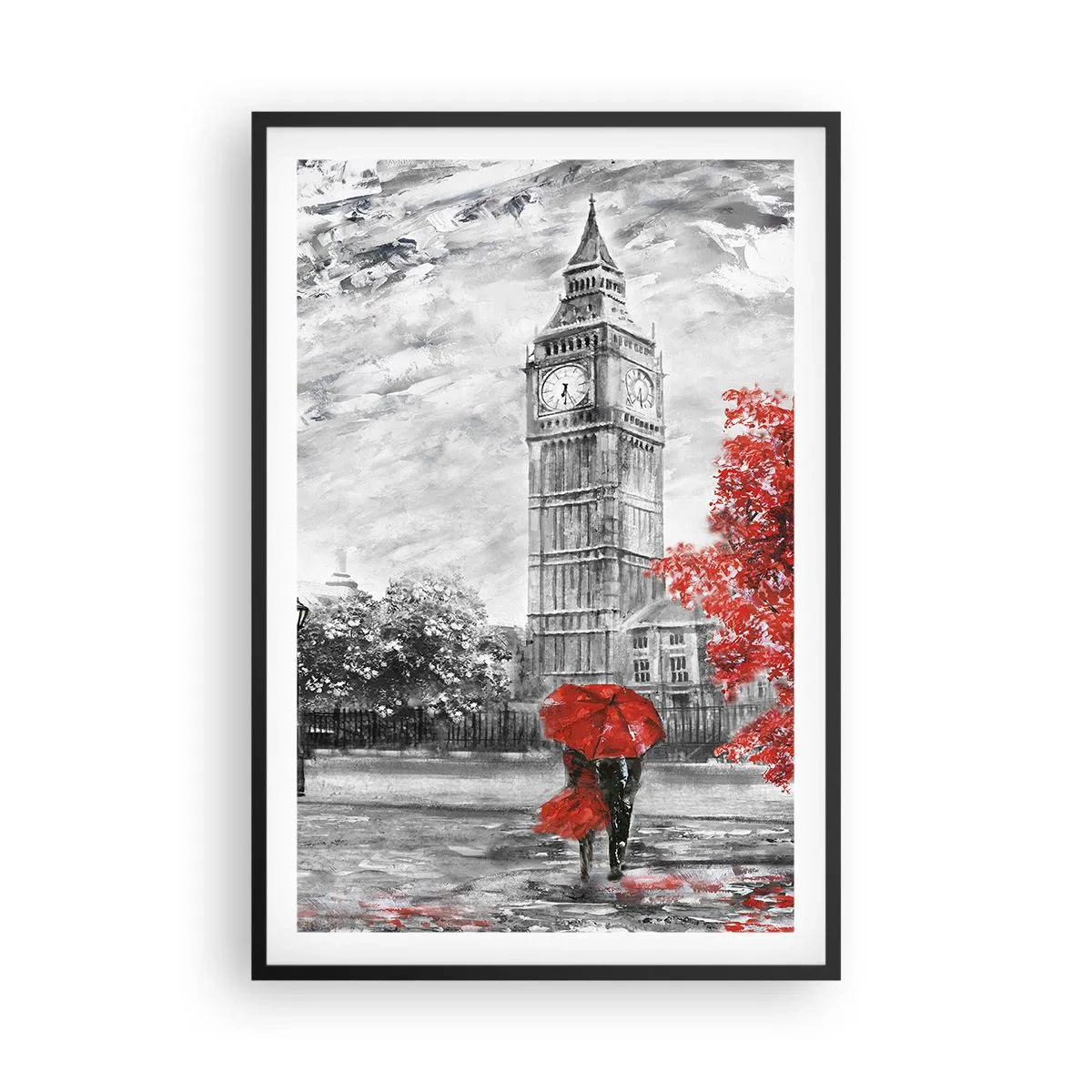 Poster in black frame - Exciting Day - 61x91 cm